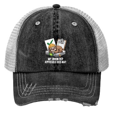 Discover My Union Rep Approved This Nap Labor Day Trucker Hats
