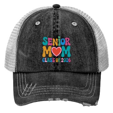 Discover Senior Mom Class of 2026 Celebration Design Trucker Hats