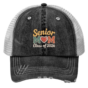 Discover Senior Mom Graduation Design Trucker Hats