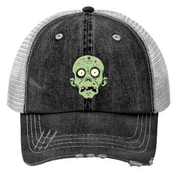 Discover Zombie With Big Red Pimples Trucker Hats