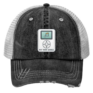 Discover My 1000 Songs MP3 Player Retro 2000s Y2K Trucker Hats