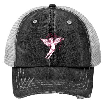 Discover Pink Cupid Valentine's Day Design Trucker Hats