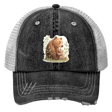 Discover Bear Hugs & Berry Love Trucker Hats