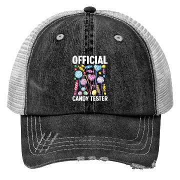 Discover Official Candy Tester Lollipop Sweets 01 Trucker Hats