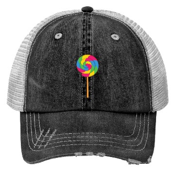 Discover Lollipop Rainbow Sucker Candy Halloween Costume Trucker Hats