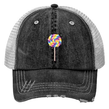 Discover Cute Lollipop Design Lollipop Candy Lover 01 Trucker Hats