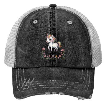 Discover Believe in Magic – Cute Rainbow Unicorn Fantasy Trucker Hats