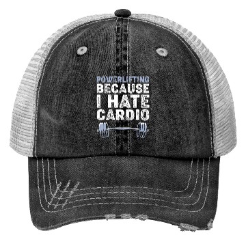 Discover Deadlift Powerlifting Gym Workout Trucker Hats