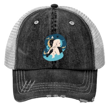 Discover Embrace – Abstract Connection Trucker Hats