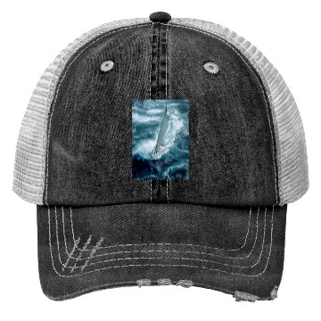 Discover Fearless Voyage in Turbulent Waters Trucker Hats