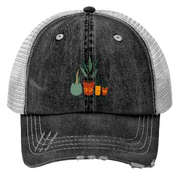 Discover Plant Based Friends Pots Trucker Hats