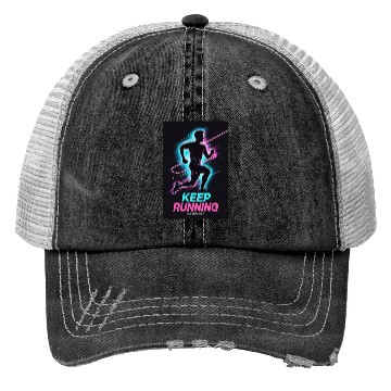 Discover Neon Cyber Tiger Trucker Hats