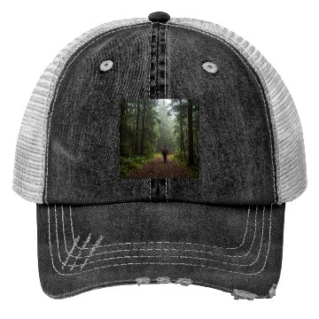 Discover Enchanted Forest Nature Scene Trucker Hats