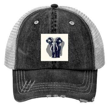 Discover walking elefant Trucker Hats