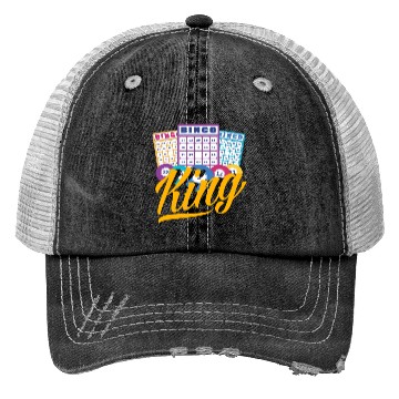 Discover Bingo King Bingo Player Fun Vibes Trucker Hats
