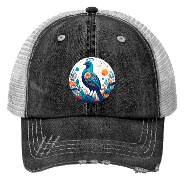 Discover Royal Peacock Trucker Hats