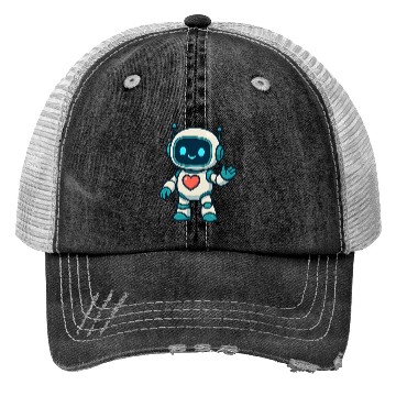 Discover AI & Robot Characters – Futuristic Design Collecti Trucker Hats