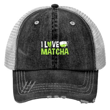 Discover Matcha Green Tea Matcha Lover Trucker Hats