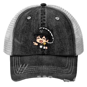 Discover Chibi Joneda Laugh Trucker Hats