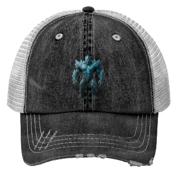 Discover Crystal Golem hyper-realistic Trucker Hats
