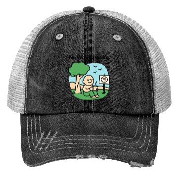 Discover Peaceful Mind Grounding Design Trucker Hats