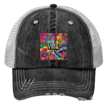 Discover Stay Wild - Psychedelic Boho 70s Vibes Trucker Hats