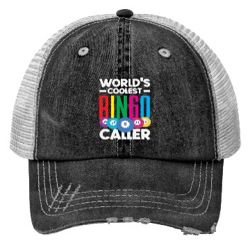 Discover Bingo World's Coolest Bingo Player Vibes Trucker Hats