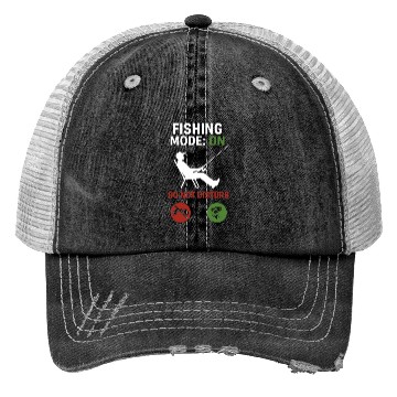 Discover Fishing Mode Activated Trucker Hats