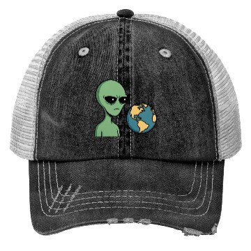 Discover Judgy Alien Trucker Hats