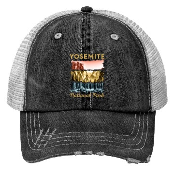 Discover Yosemite National Park Trucker Hats