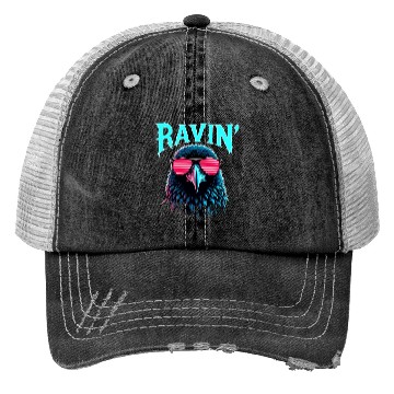 Discover Ravin' Rave Festival Fun with Cool Raven Trucker Hats