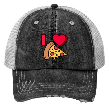 Discover I LOVE PIZZA #1 Trucker Hats