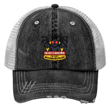 Discover Misunderstood Mothman Trucker Hats