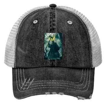 Discover Dark Necromancer Rises Trucker Hats