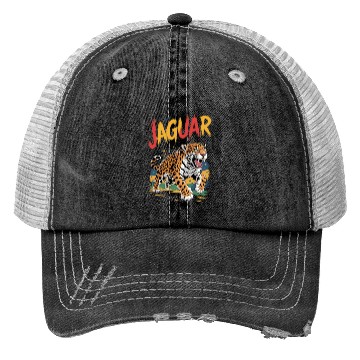 Discover Vivid Jaguar Bold Print Trucker Hats
