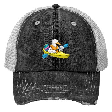 Discover Duck Easter Kayak Trucker Hats
