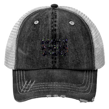 Discover Playful Black Cat Halloween Pattern Trucker Hats