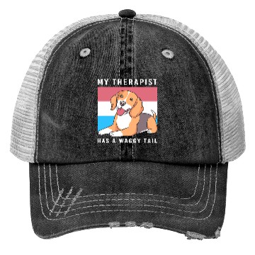 Discover Therapy Dog Lover Psychology Therapist Trucker Hats