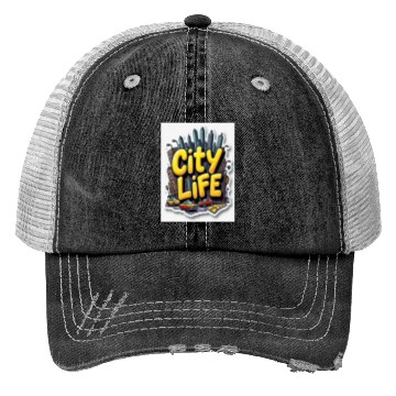 Discover City Life Trucker Hats
