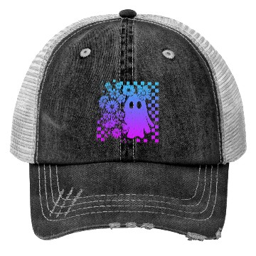 Discover Floral-Fall-Neon-Ghost-Halloween Trucker Hats