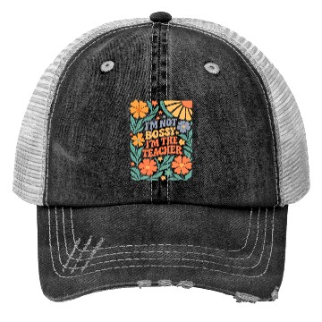 Discover Floral Teacher Affirmation Trucker Hats