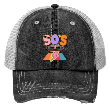 Discover Retro 90s Muscle Vibes Trucker Hats