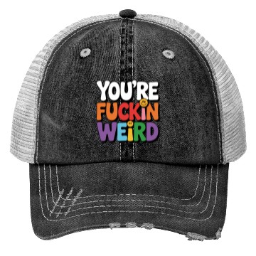 Discover Colorful Affirmation Statement Trucker Hats