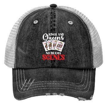 Discover Pinochle Trick Taking Game Drama King Queen Trucker Hats