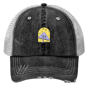 Discover Playful Math Triangle Character Trucker Hats
