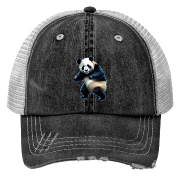 Discover Boxing Panda Trucker Hats