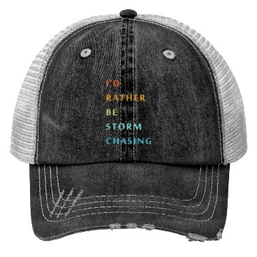 Discover Storm Chaser Tornado Storm Chasing Trucker Hats