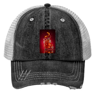 Discover Splashing Negroni Cocktail Trucker Hats