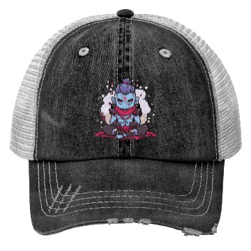 Discover imaginative game character for Trucker Hats