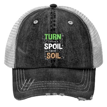 Discover Compost And Mulch Composting Plants Trucker Hats